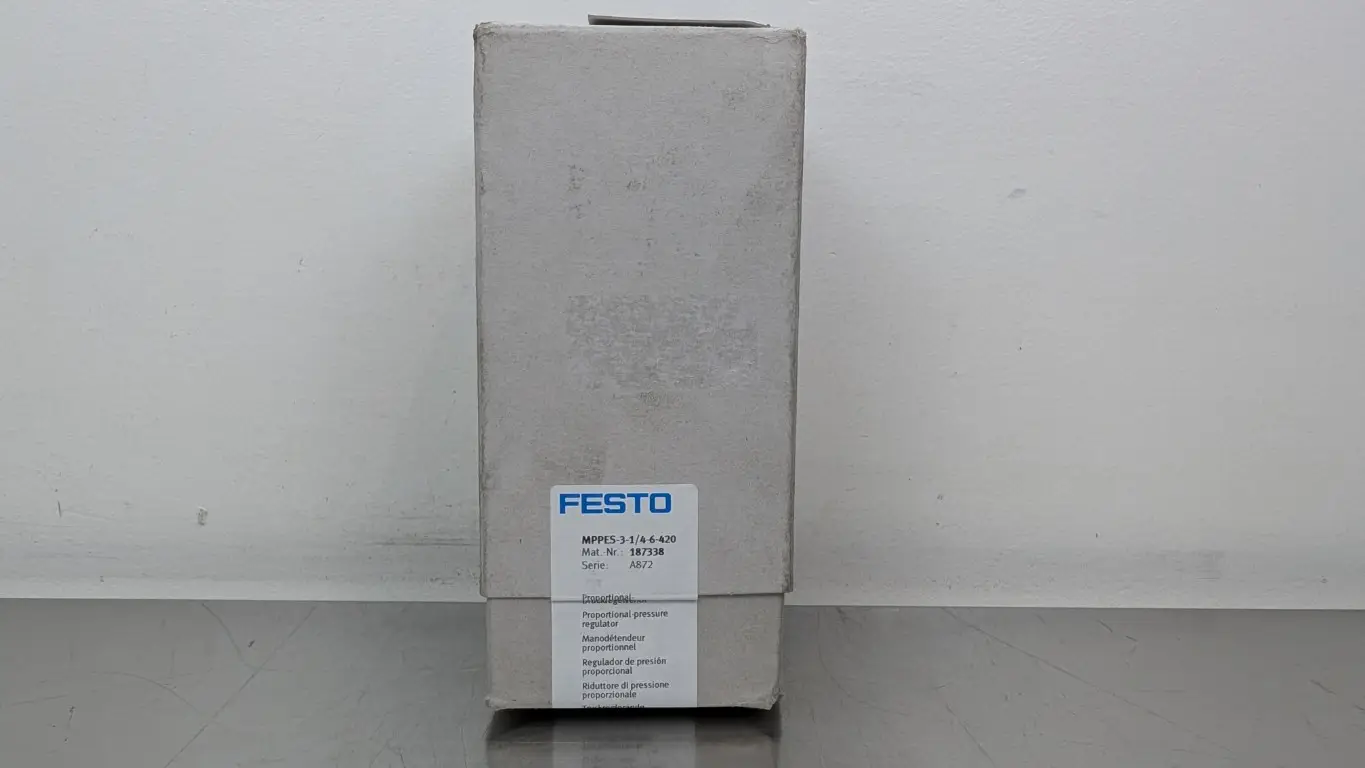 Festo MPPES-3-1/4-6-420 Proportional Pressure Regulator 187338 Ser A872