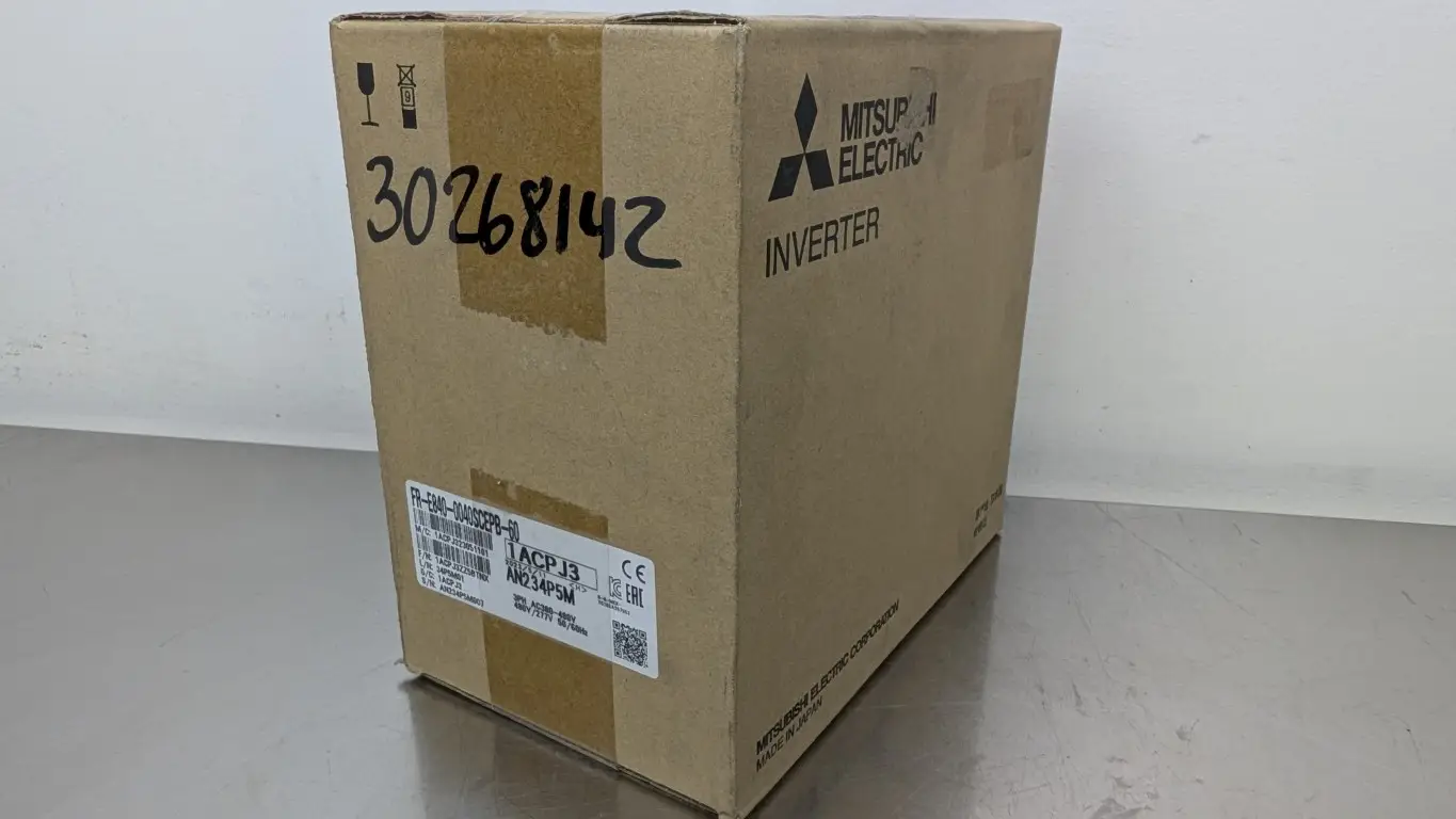 Mitsubishi FR-E840-0040SCEPB-60 Inverter 380-480VAC 0.2-590 Hz