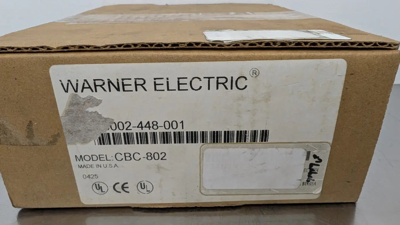 Warner Electric CBC-802 Clutch Brake Power Supply 6002-448-001 120VAC .50A to 90VDC 0.5A - Image 4