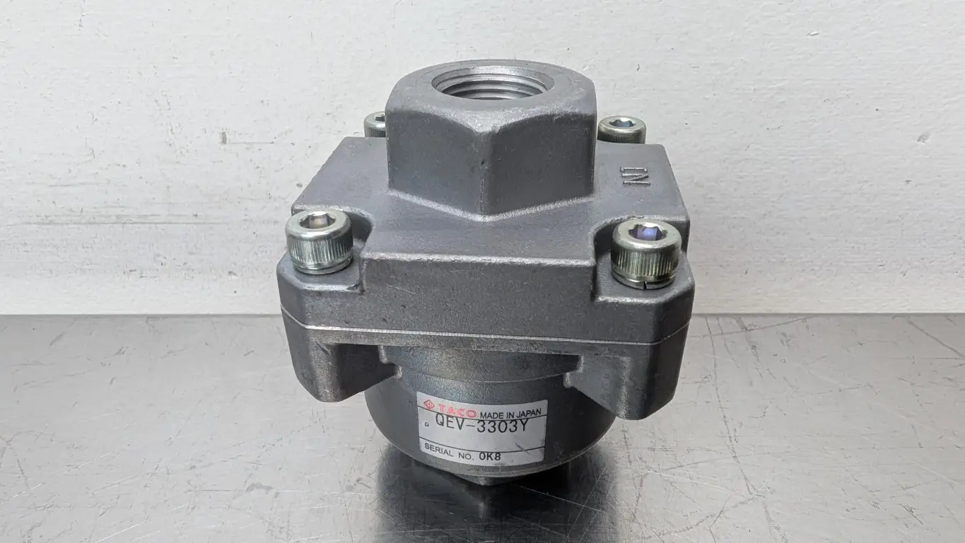 Taco QEV-3303Y Quick Exhaust Valve In/Out: 3/8″ Exhaust 1/2″