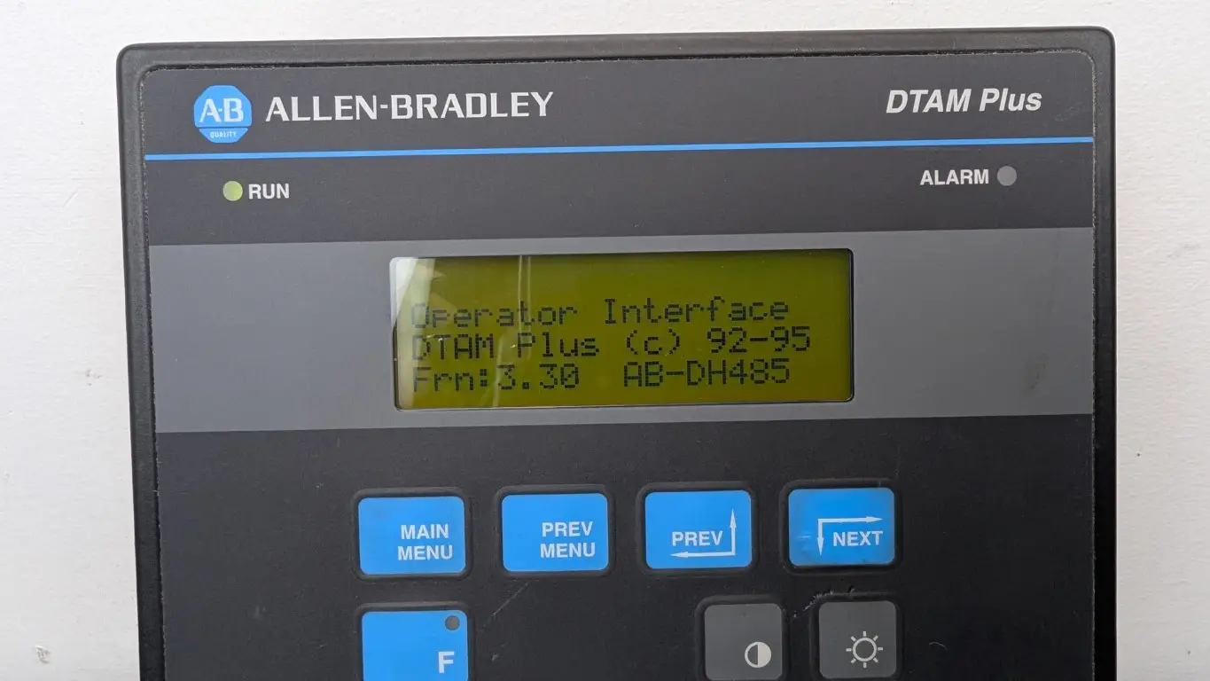 Allen-Bradley 2707-L8P2 Operator Interface DTAM Plus Ser C Rev B 85-265VAC/110-300VDC 300mA Powers up - Image 2
