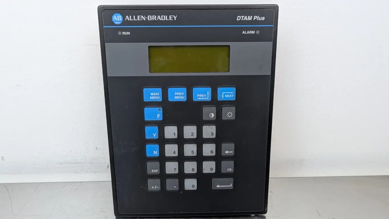 Allen-Bradley 2707-L8P2 Operator Interface DTAM Plus Ser C Rev B 85-265VAC/110-300VDC 300mA Powers up - Image 3