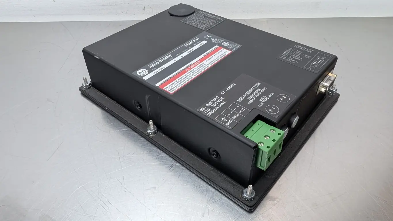 Allen-Bradley 2707-L8P2 Operator Interface DTAM Plus Ser C Rev B 85-265VAC/110-300VDC 300mA Powers up - Image 6
