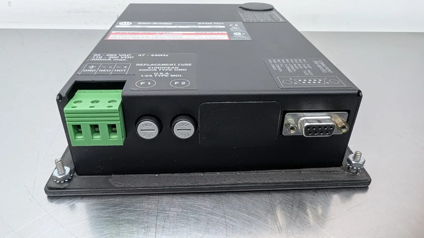 Allen-Bradley 2707-L8P2 Operator Interface DTAM Plus Ser C Rev B 85-265VAC/110-300VDC 300mA Powers up - Image 7