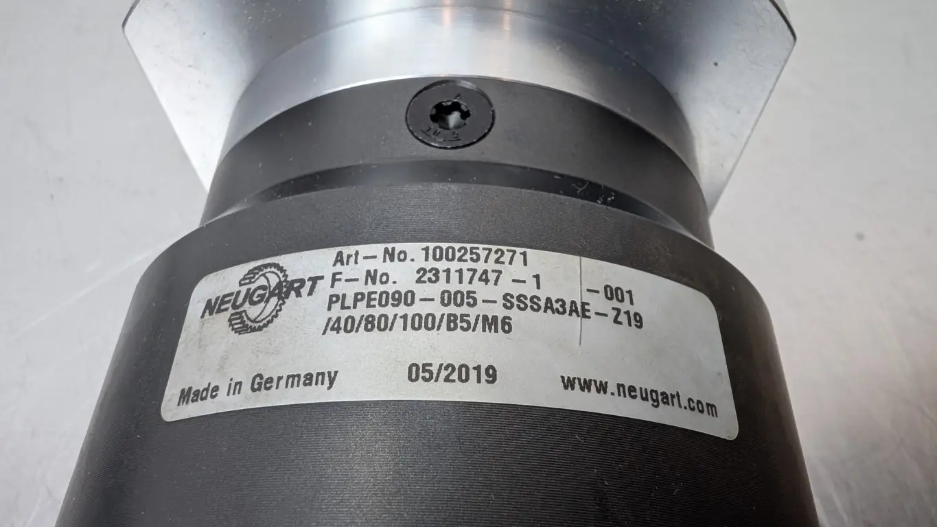 Neugart 100257271 Planetary Gearbox PLPE090-005-SSSA3AE-Z19/40/80/100/B5/M6 - Image 4