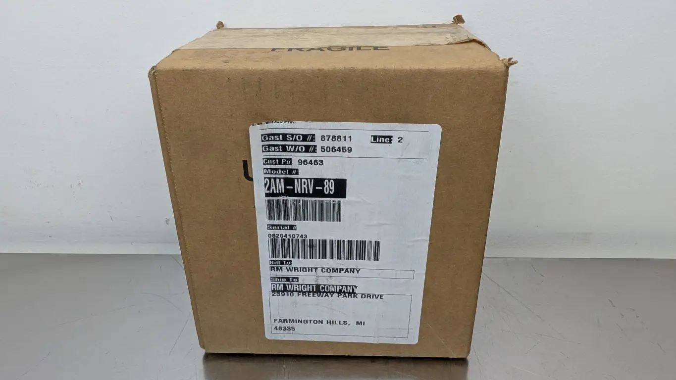 Gast 2AM-NRV-89 Air Motor 30 cfm 0.95 HP 3000 RPM