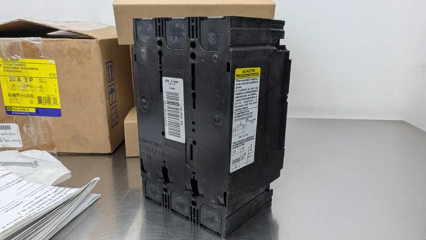 Square D HGL36020 Circuit Breaker 600VAC 20A 3P - Image 4