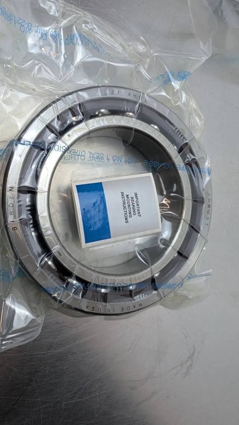 Barden 2114HDL Angular Contact Bearing Precision Set 70mm ID 110mm OD 20mm Wide - Image 4