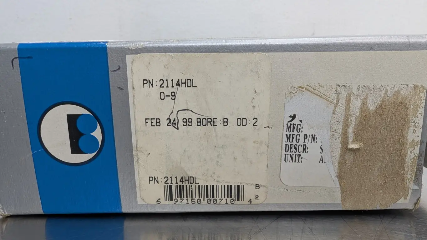 Barden 2114HDL Angular Contact Bearing Precision Set 70mm ID 110mm OD 20mm Wide - Image 5