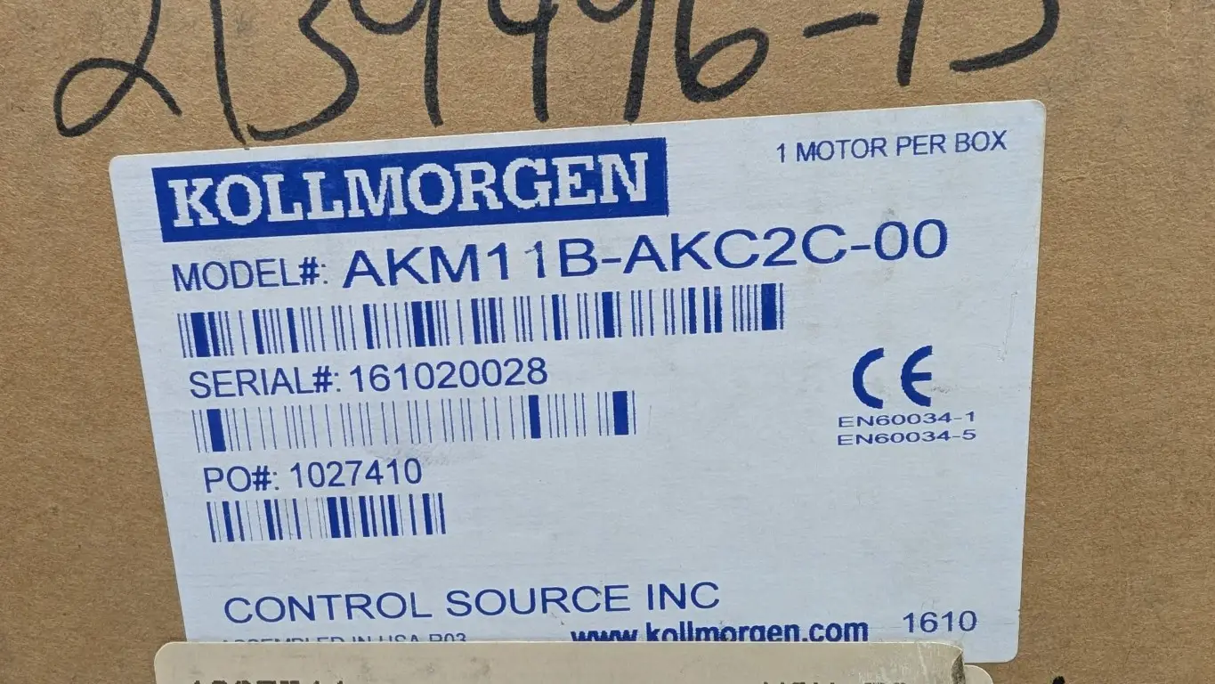 Kollmorgen AKM11B-AKC2C-00 DC Servo Motor 320VDC 0.14kW 0.19 HP 8000 RPM - Image 5