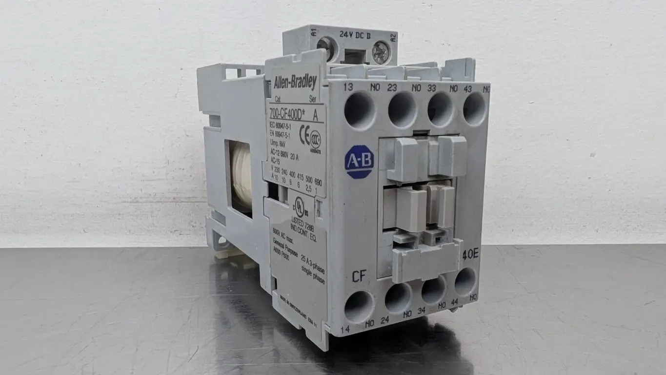 Allen-Bradley 700-CF400DJ Control Relay Ser A 4NO 24VDC Coil 600VAC 10A