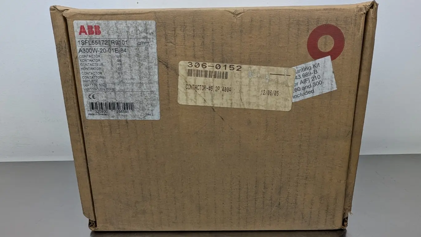 ABB 1SFL551727R9101 Welding Contactor A300W-20-01E-84 600VAC 400A 2P