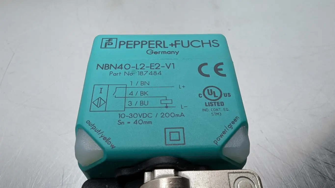 Pepperl+Fuchs NBN40-L2-E2-V1 Inductive Proximity Sensor 187484 10-30VDC 200mA 40mm - Image 6