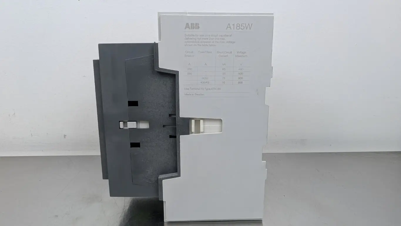 ABB 1SFL491727R9101 Welding Isolation Contactor A185W-20-01E-84 110/120VAC Coil 600VAC 250A - Image 3