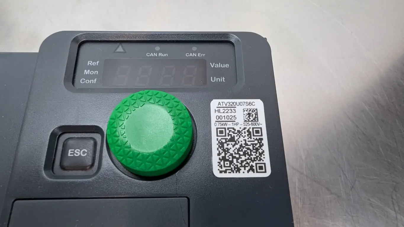 Schneider Electric ATV320U07S6C AC Speed Drive Altivar 320 525-600VAC 1.5A 0.75kW to 0-599VAC 1.7A 1 HP - Image 6