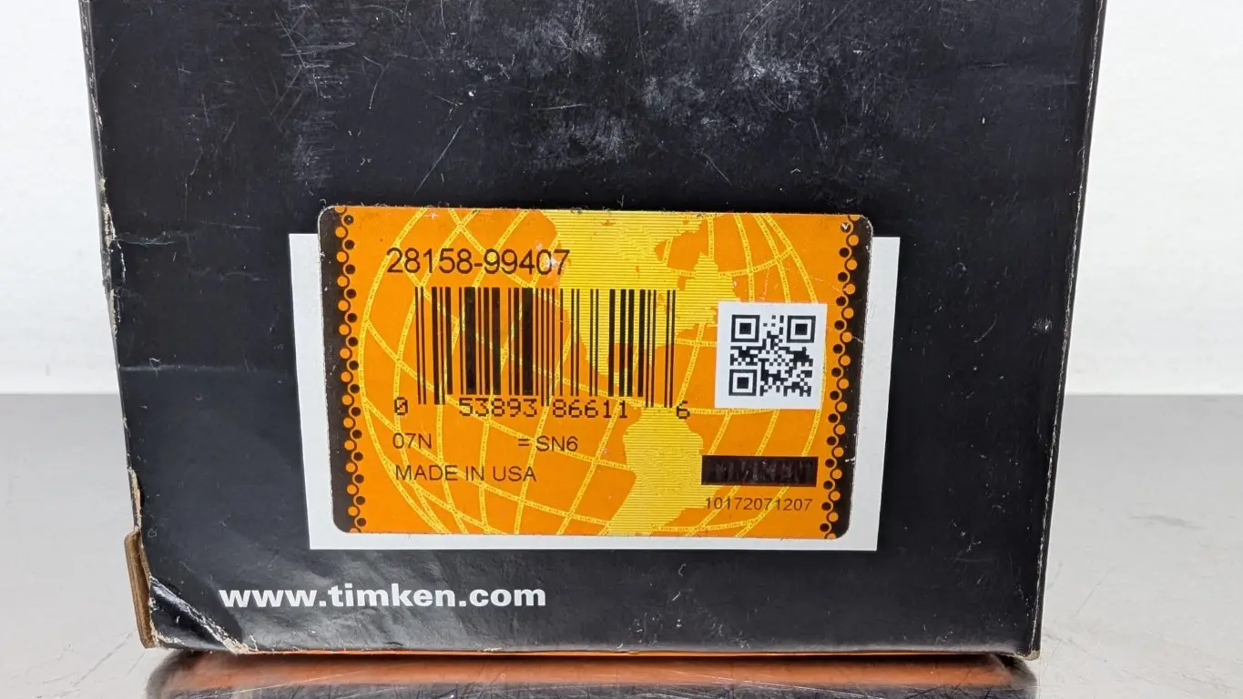Timken 28158-99407 Tapered Roller Bearing Assembly (2) 28158 (1) 28318D 40mm ID 80.035mm OD 43mm Wide - Image 6