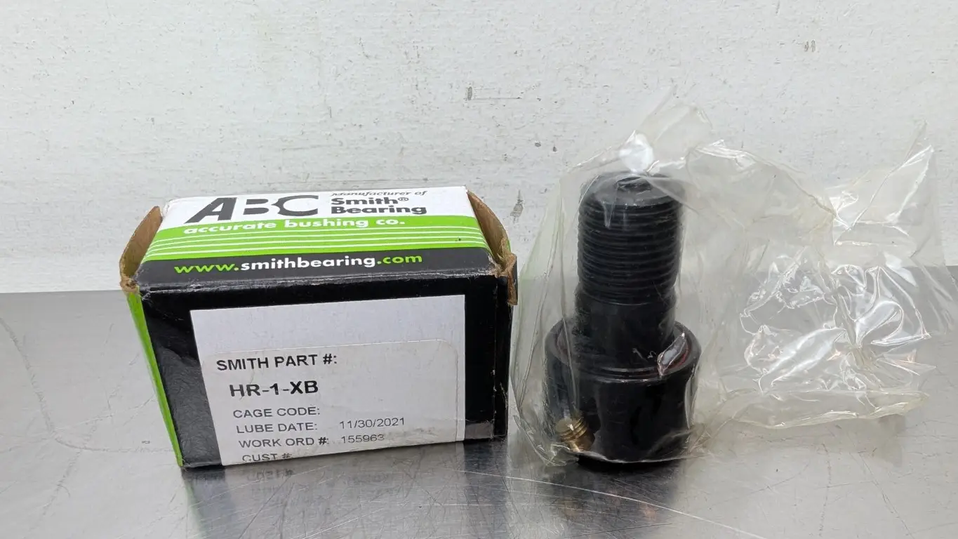 Smith Bearing HR-1-XB Flat Cam Follower 155963 1″ Roll Dia 0.6250″ Roll W 0.6250″ Stud Dia