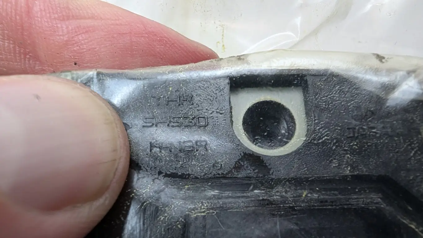 THK SHS30V1SS Linear Guide Block Bearing 60mm Wide 106mm Long 35mm Tall Low Height - Image 4