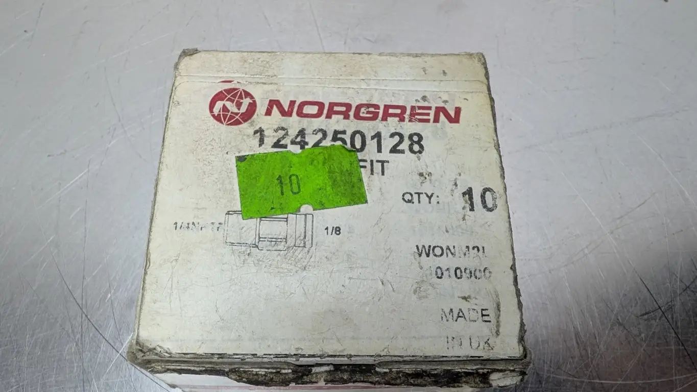 10 Pack Norgren 124250128 Pneumatic Male Adapter 1/8" Tube 1/4" NPT - Image 4