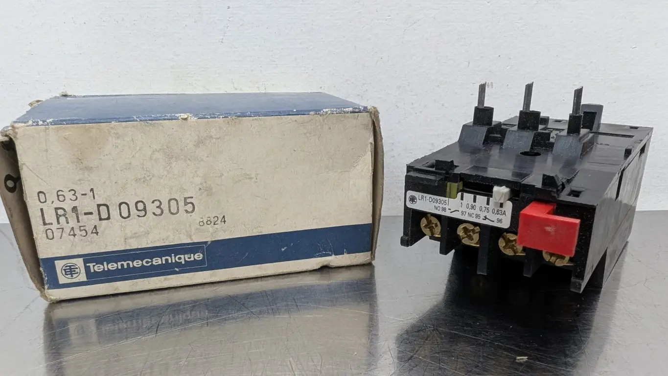 Telemecanique LR1-D09305 Thermal Overload Relay 600VAC 0.63-1.0A
