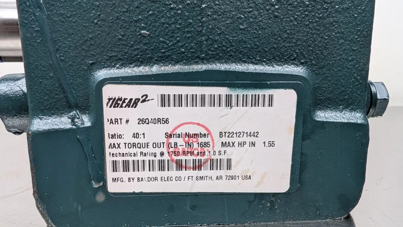 Dodge 26Q40R56 Reducer Tigear-2 40:1 1.55 Max HP - Image 8