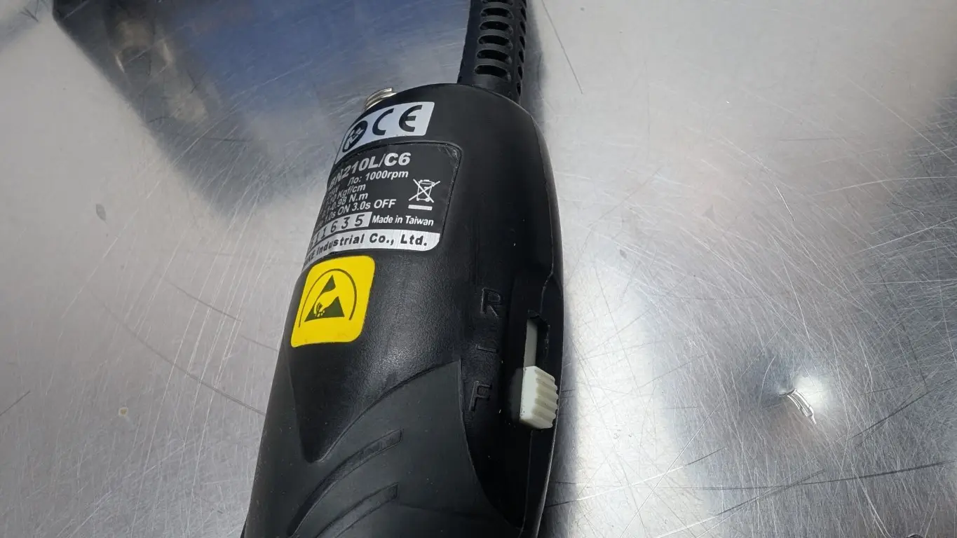 Sumake SP-BC32HL101T/C Electric Torque Screwdriver and Power Supply EA-BN210L/C6 32VDC/100-240VAC 1.2A 1-10 KGf/cm 0.1-0.98 Nm 1000 RPM - Image 6